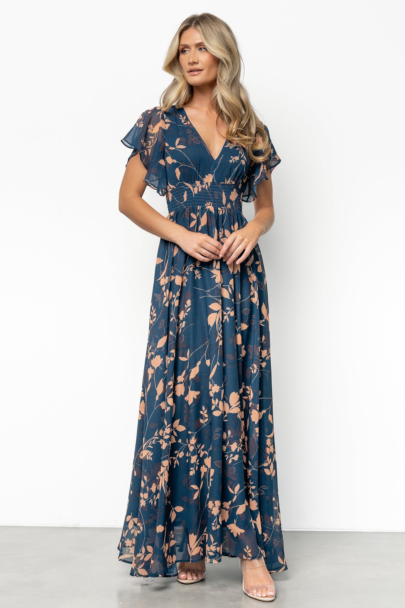 Lynlee Metallic Maxi Dress