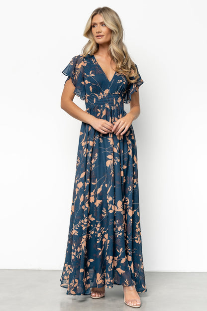 Lynlee Metallic Maxi Dress